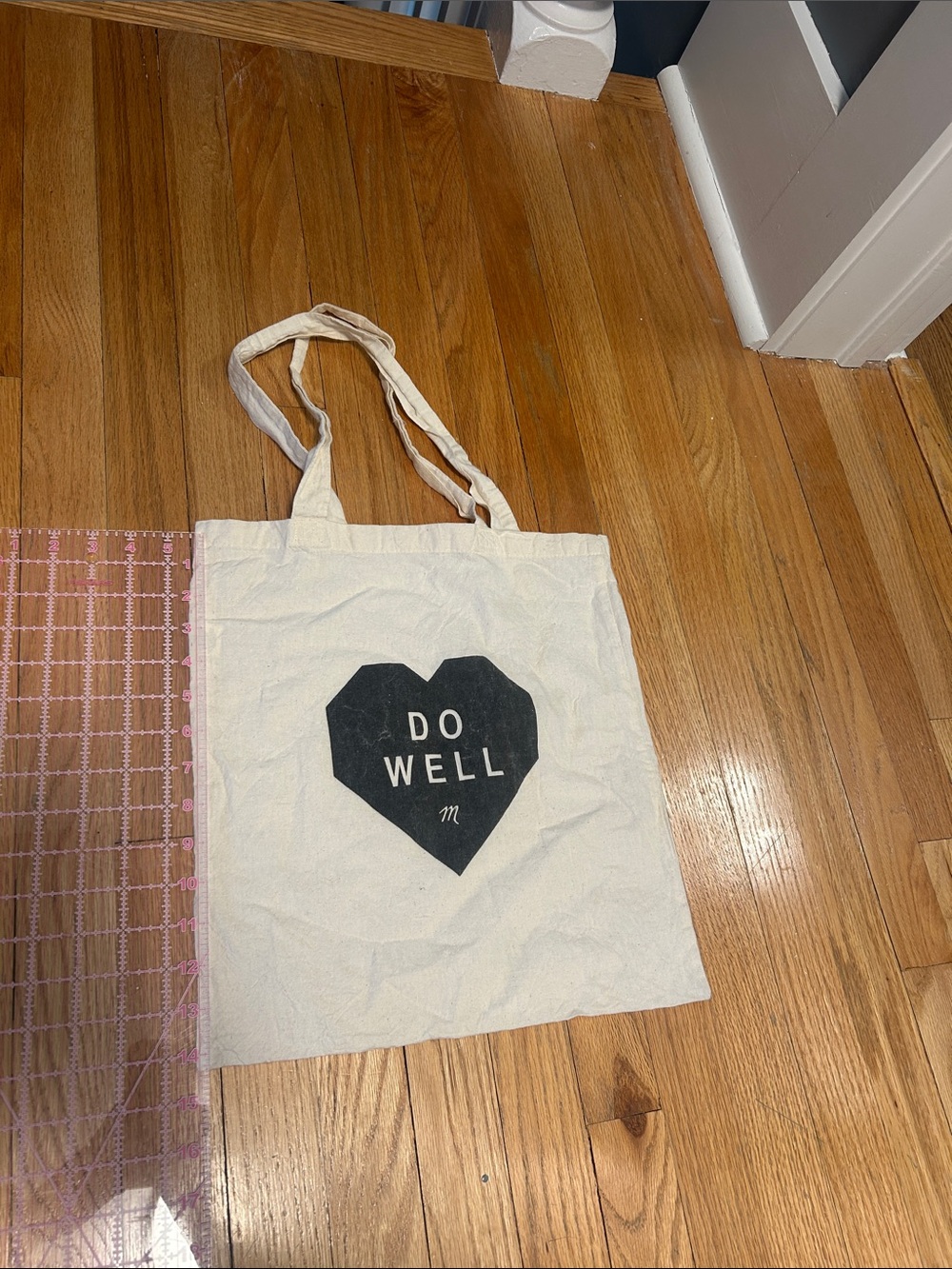 Madewell Natural Canvas Tote with Logo
